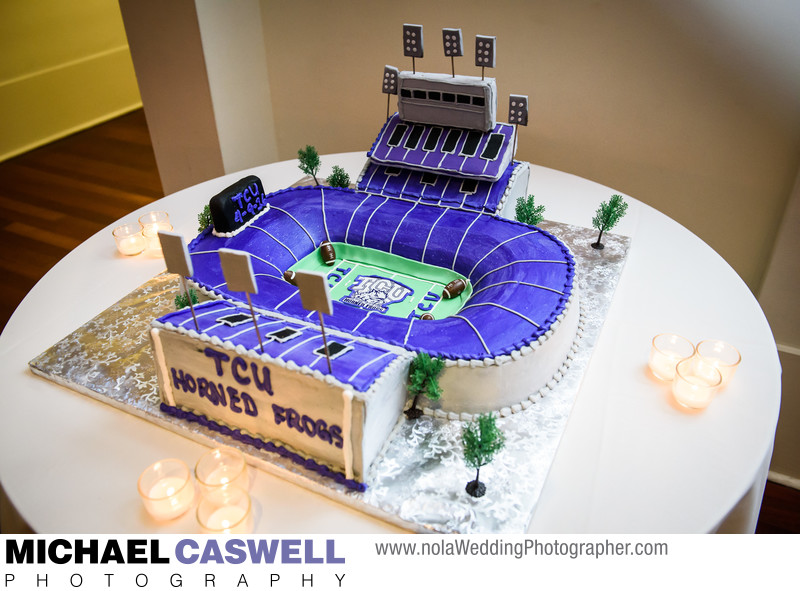 TCU Horned Frogs Stadium groom's cake