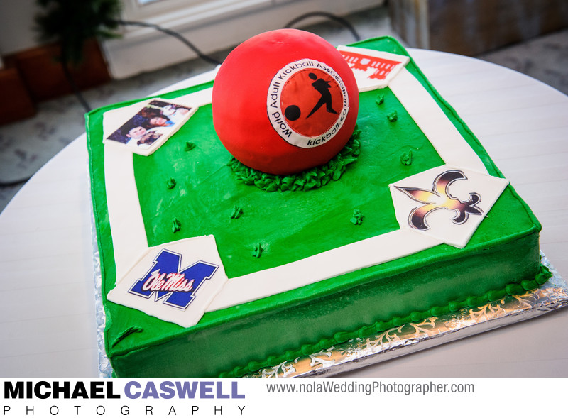 Kickball groom's cake