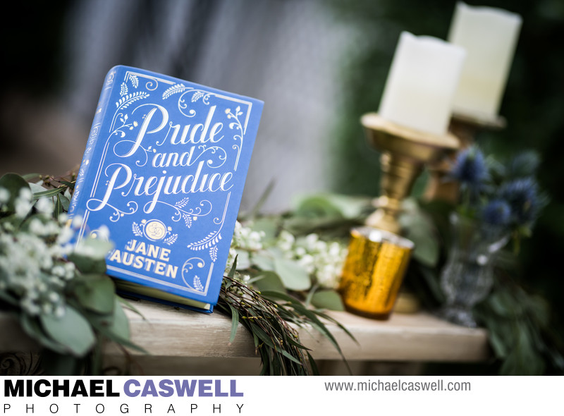 Pride and Prejudice Wedding Decor