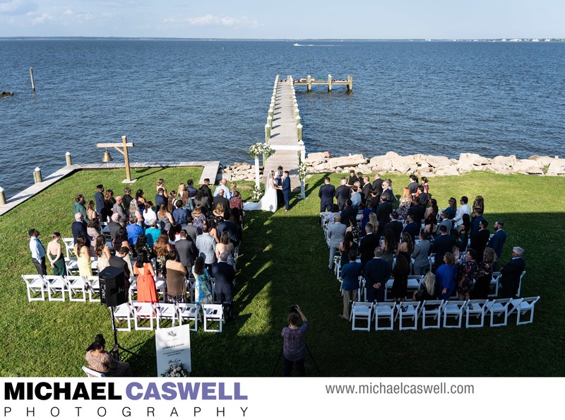 Bay Waveland Yacht Club Wedding Ceremony