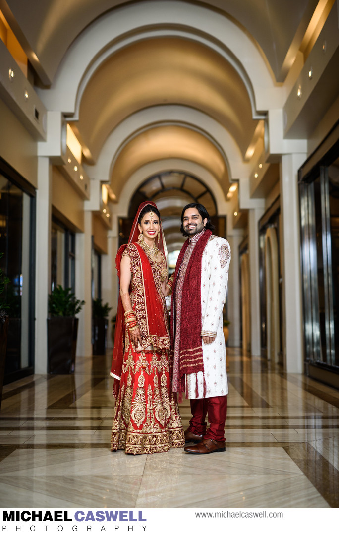 Indian Wedding Portrait at JW Marriott