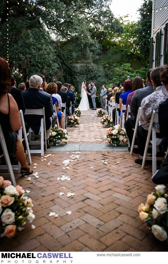 Wedding Ceremony at Degas House
