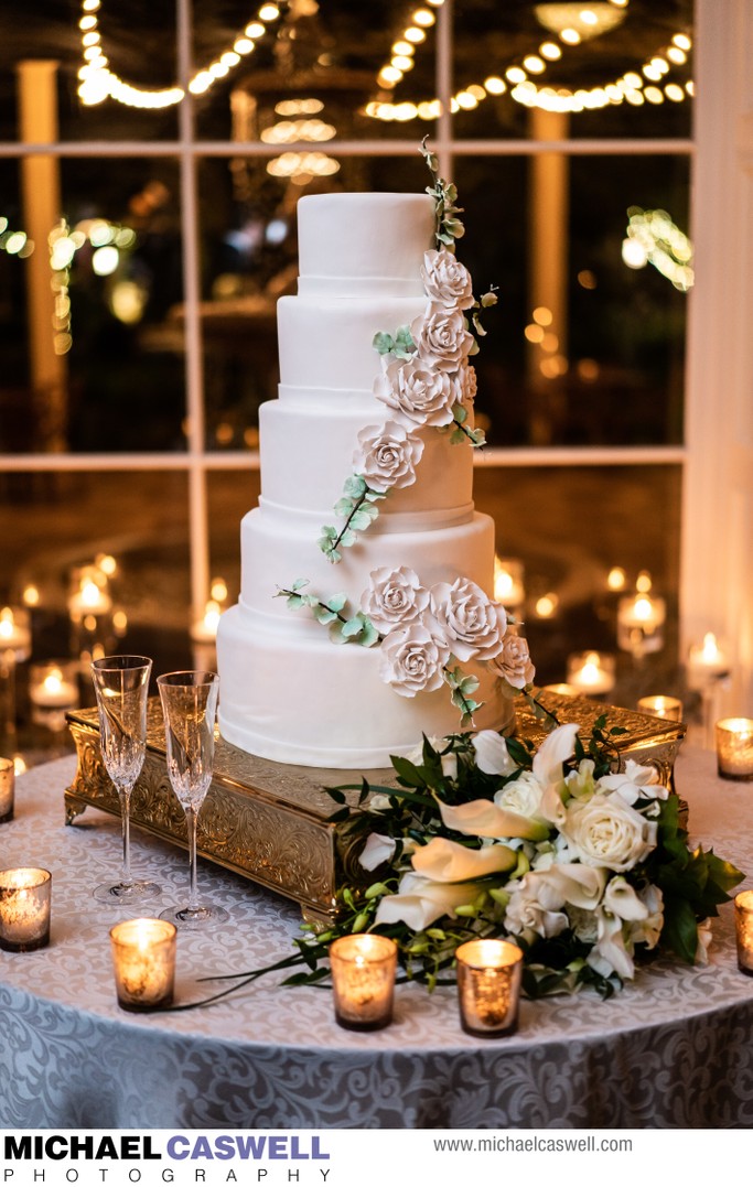 Zoe's Wedding Cake at The Greystone in Mandeville