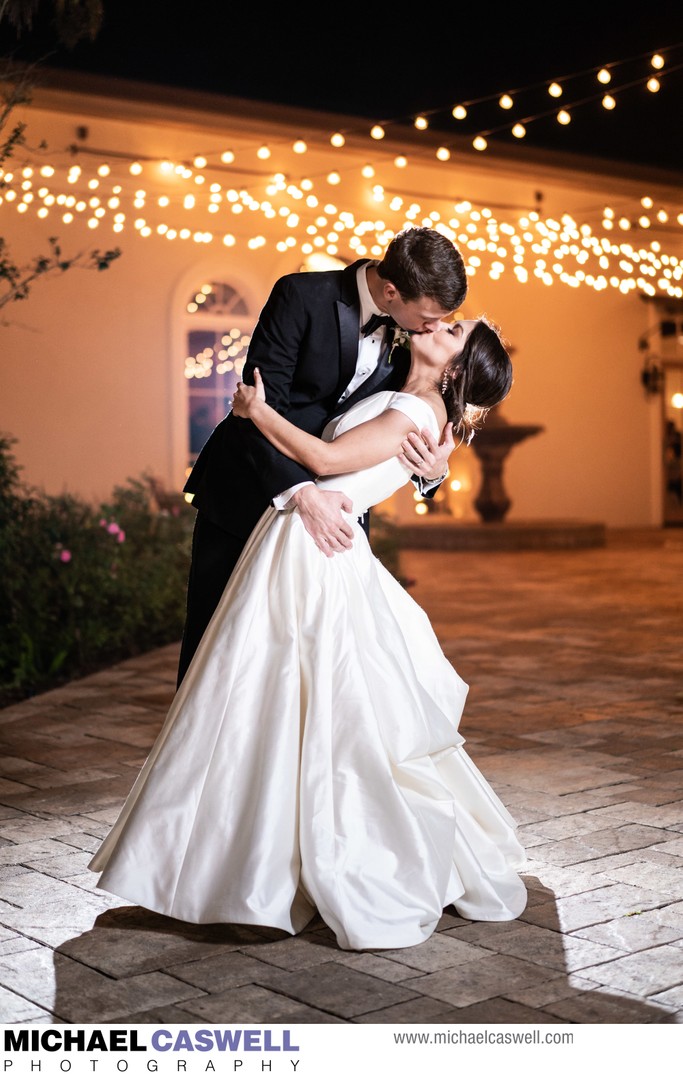 Portrait of Bride and Groom at Greystone in Mandeville