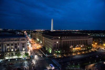 Downtown Washington DC at Night