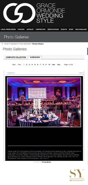Luxury wedding tablescapes in Grace Ormonde photo gallery