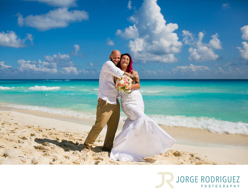 Vicky & John Beach Wedding Secrets The Vine Cancun Mexico