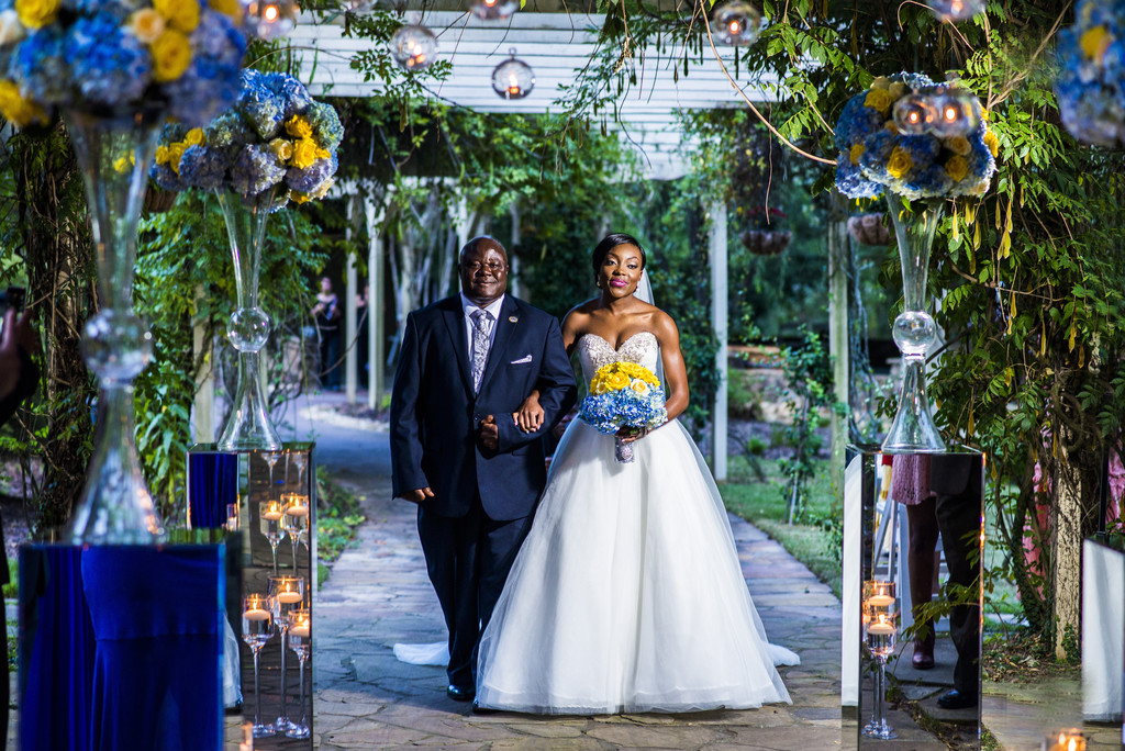 Glendalough Manor Wedding Liberian Wedding Bride Entrance