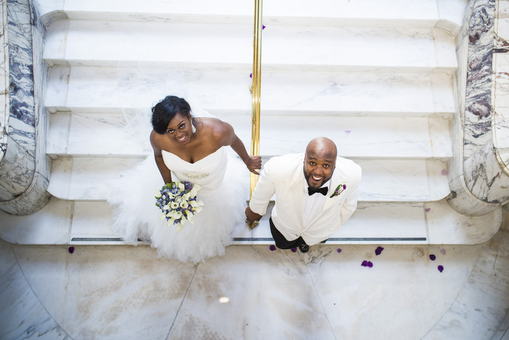Venetian Room Atlanta Wedding Photographer Bride and Groom