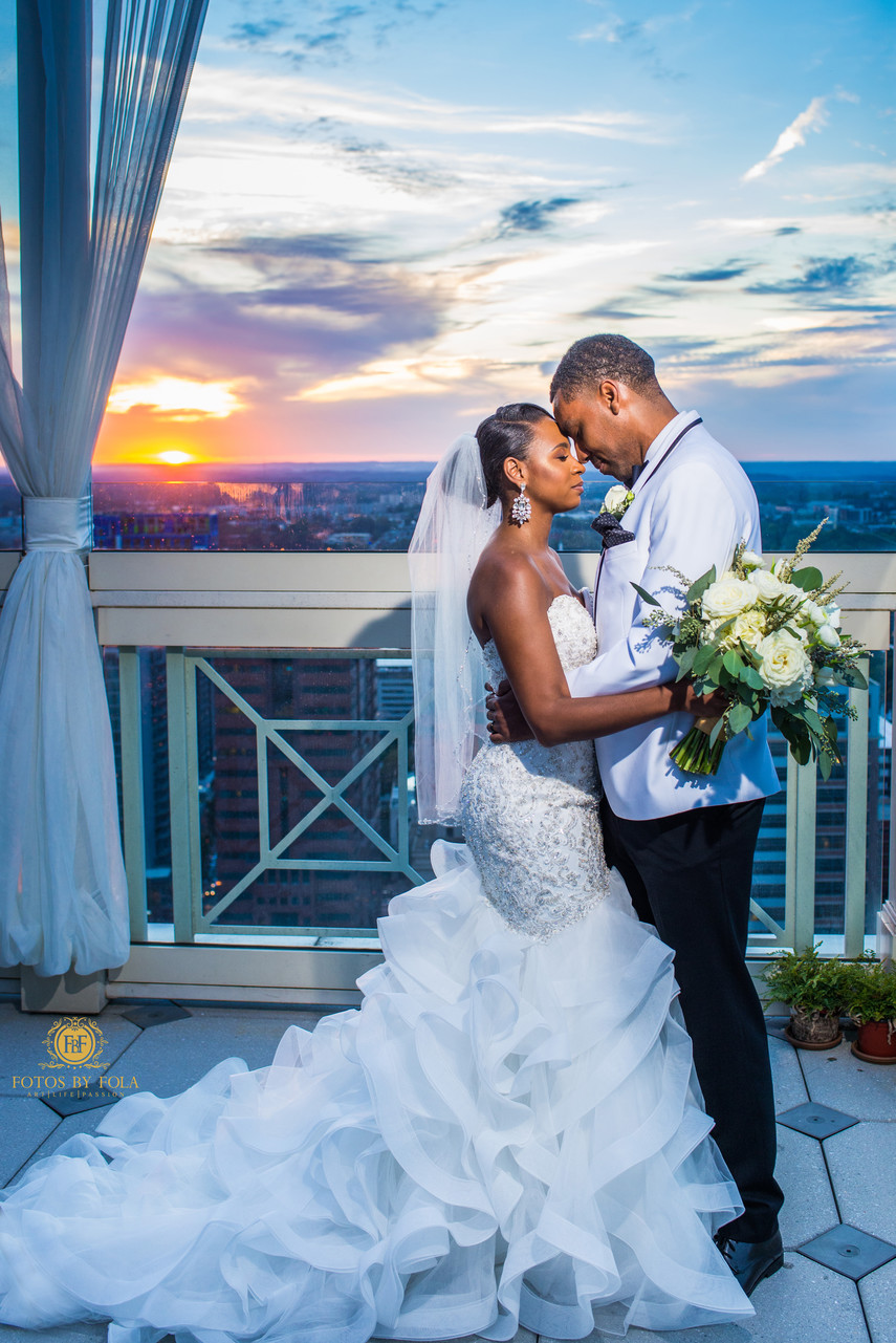 Peachtree Club Atlanta Wedding Photographer Sunset