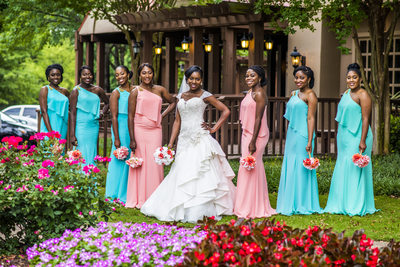 Sonesta Gwinnett Place Atlanta Hotel Wedding bridesmaids