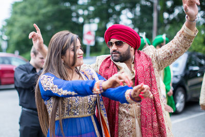 Indian wedding dancing 
