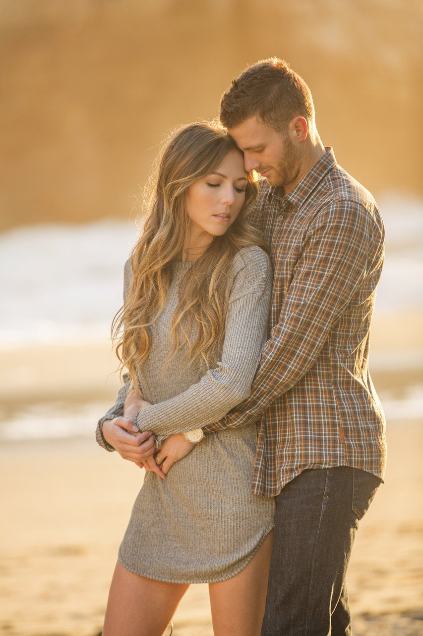 Beautiful Sharkfin Cove Engagement Session 