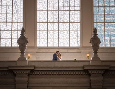 Passionate Embrace: SF City Hall 4th Floor South Court View