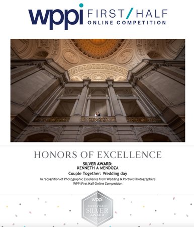 K Mendoza Wins Silver in WPPI Online Competition-City Hall