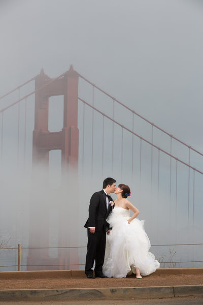 A Kiss in the Fog Golden Gate Bridge