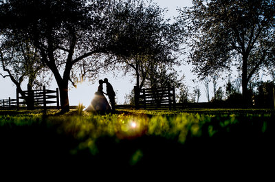 Ironstone Ranch Wedding Photo at Sunset