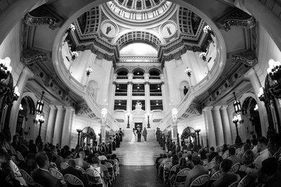 PA Capitol Building Wedding Photo