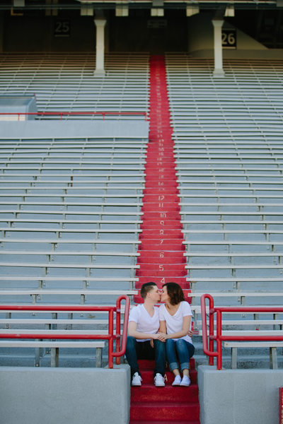 Memorial Stadium Engagement Photos