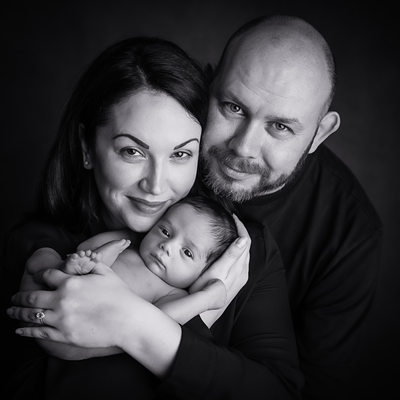 Black and white family photo ideas