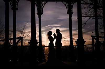 Philadelphia Wedding Silhouette Photographs