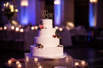 Ballroom at the Ben Wedding Cake
