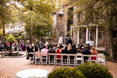 Outdoor Ceremony at Holly Hedge Estate