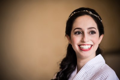 Smiling Bride at Rittenhouse Hotel