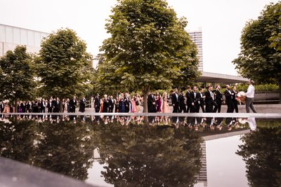 Groom's Baraat to Ceremony at Barnes Foundation