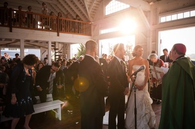 Wedding Ceremony at Bonnet Island Estate