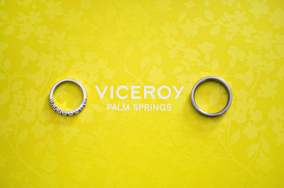 Wedding Details - Wedding rings at Viceroy