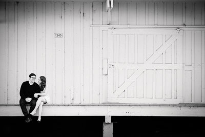 Black and White Engagement Session Photographer