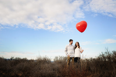 Balloon Engagement Session Photography