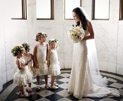 Flower Girls at Vibiana Wedding in Downtown Los Angeles - Los Angeles Wedding, Mitzvah & Portrait Photographer - Next Exit Photography