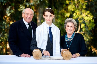 Bar Mitzvah Grandparent Torah Portrait