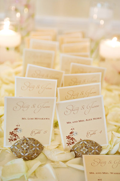 Wedding Details - Gorgeous placecards