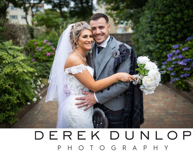 Garden Portrait — Fairfield House Wedding, Ayr Garden Portrait — Fairfield House Wedding, Ayr