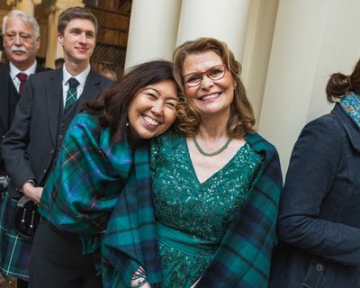 Guests tartan shawl Pollok House Guests tartan shawl Pollok House