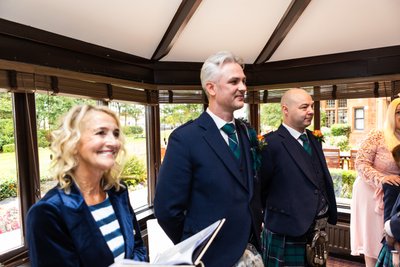 The Ceremony — Piersland House Wedding, Troon The Ceremony — Piersland House Wedding, Troon