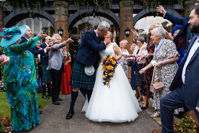 Confetti at Piersland House — Troon Wedding Confetti at Piersland House — Troon Wedding