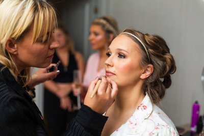 Bridal Makeup — Piersland House Wedding Morning Bridal Makeup — Piersland House Wedding Morning