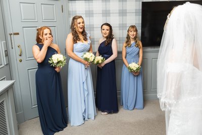 Bridesmaids in Navy & Blue — Fairfield House Ayr Bridesmaids in Navy & Blue — Fairfield House Ayr
