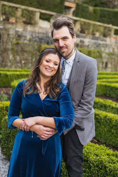 Guest couple portrait Pollok House gardens Guest couple portrait Pollok House gardens