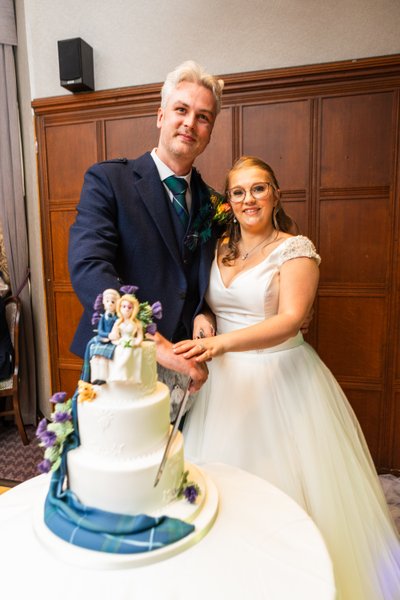 Cutting the Cake — Piersland House, Troon Cutting the Cake — Piersland House, Troon