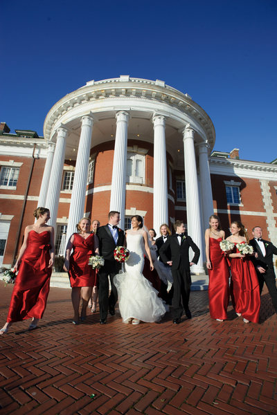 Bourne Mansion wedding photography  wedding party