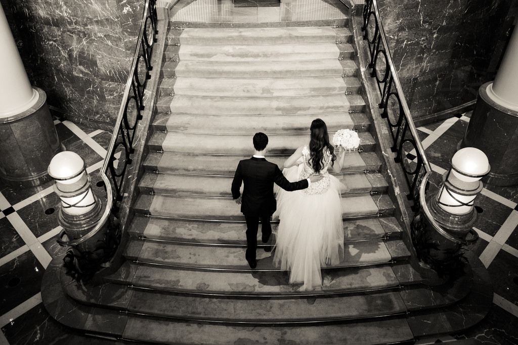 Four Seasons Wedding Staircase