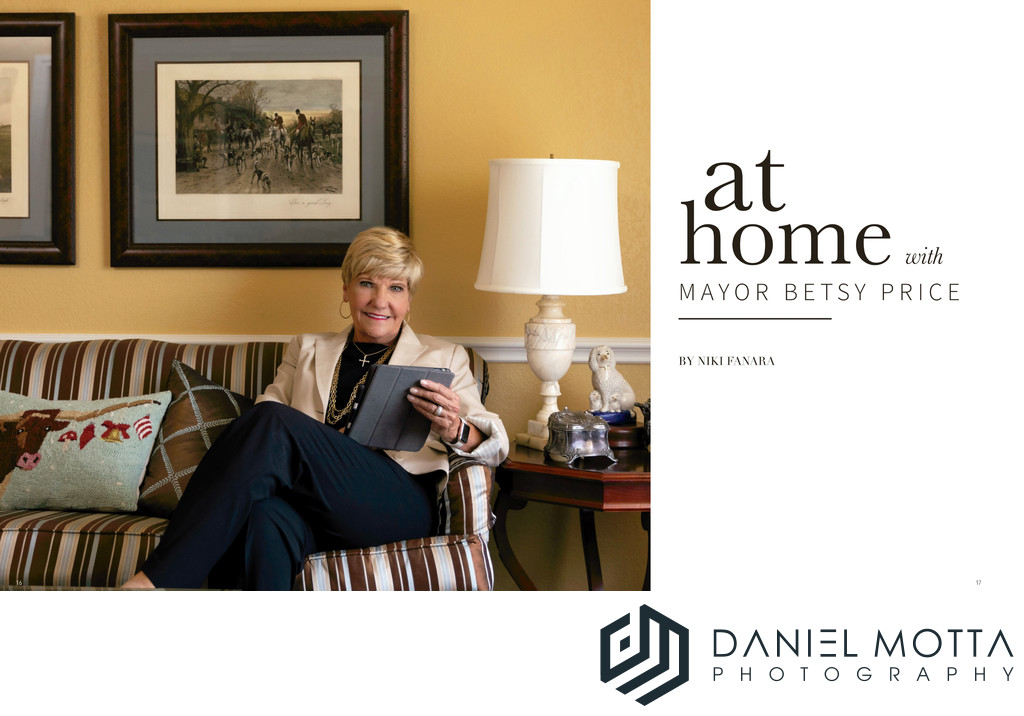 At Home with Fort Worth Mayor Betsy Price : By Ebby Halliday
