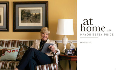 At Home with Fort Worth Mayor Betsy Price : By Ebby Halliday