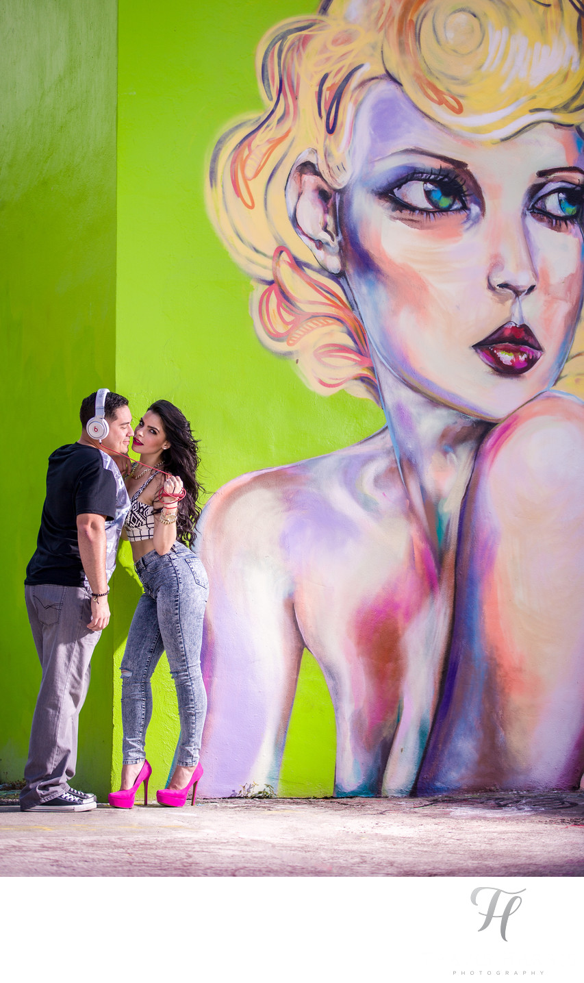 Wynwood Walls Engagement Pictures