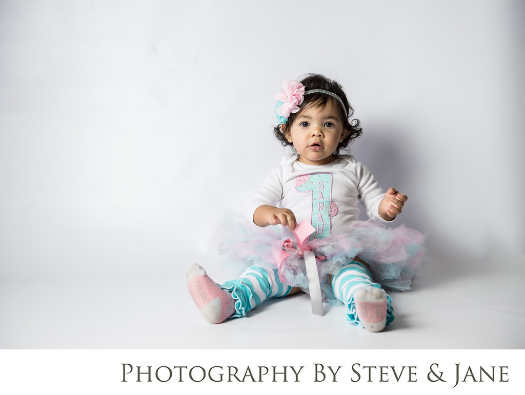 Simple and sweet studio first year portraits